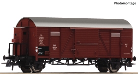 Roco 6600059 - H0 - Gedeckter Güterwagen Kdsth, PKP, Ep. III